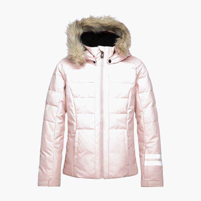 Giacca da sci Rossignol Girl Polydown rosa polvere per bambini 8