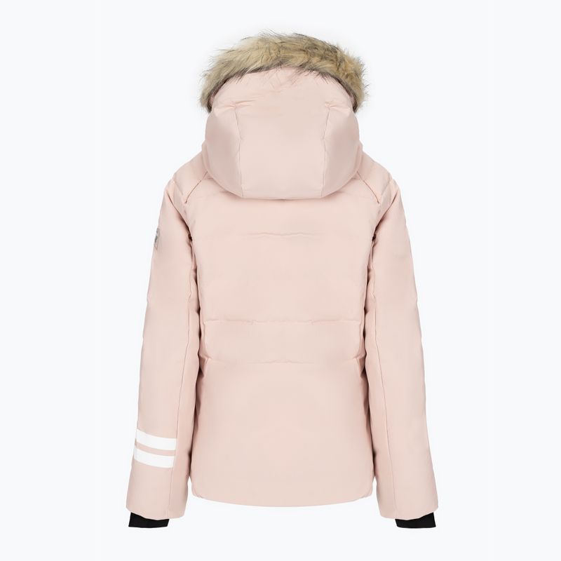 Giacca da sci Rossignol Girl Polydown rosa polvere per bambini 2