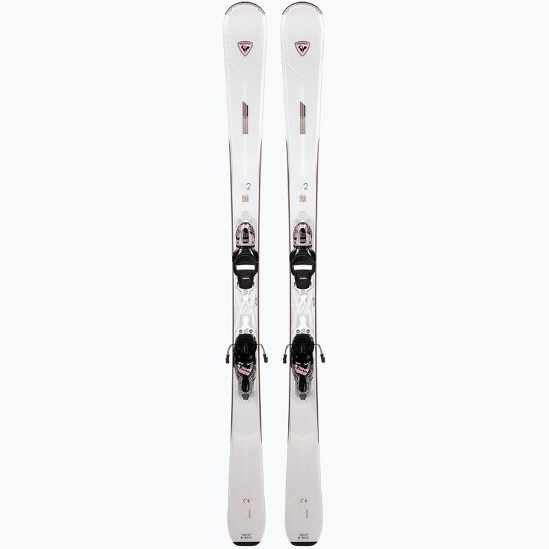 Sci da discesa femminile Rossignol Nova 2 + attacchi XP10 bianco 10