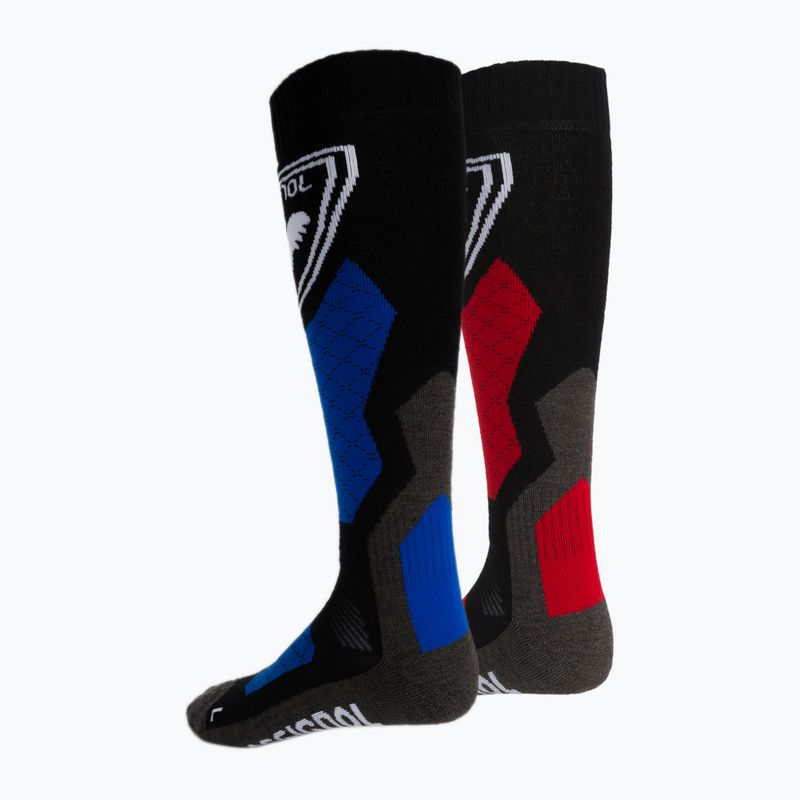 Calze da sci Rossignol L3 Thermotech 2P da uomo, nero 2