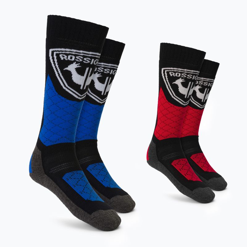Calze da sci Rossignol L3 Termotech 2P rosse per bambini