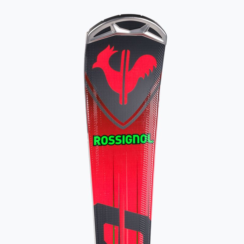 Sci da discesa Rossignol Hero Elite ST TI K + attacchi NX12 rosso 8