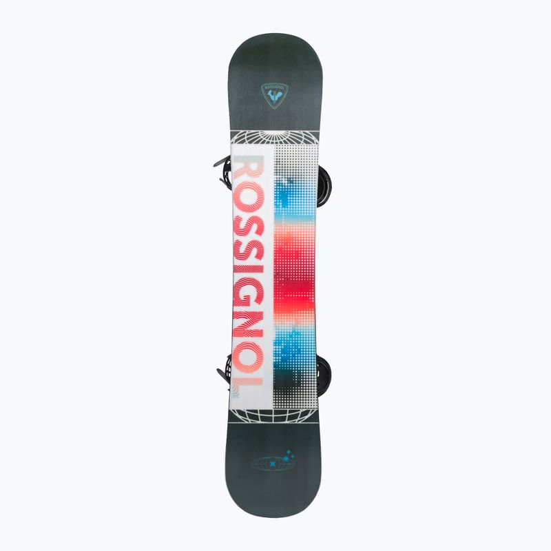 Snowboard Rossignol District Infrablack + attacchi Battle M/L nero/rosso 4