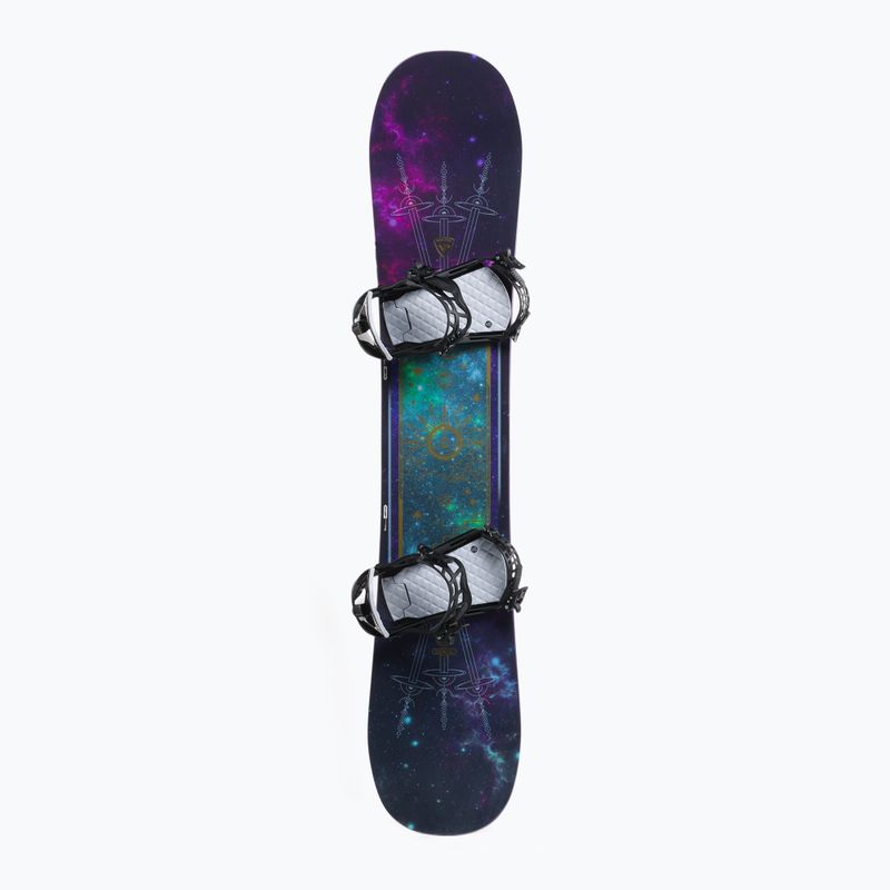 Snowboard donna Rossignol Meraki + attacchi Voodoo S/M blu/nero 3