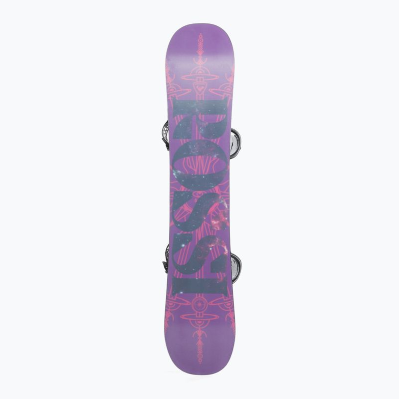 Snowboard donna Rossignol Meraki + attacchi Voodoo S/M blu/nero 4