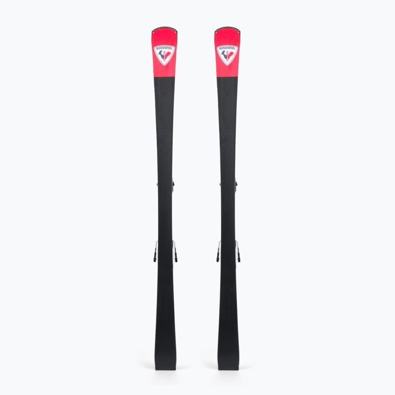 Sci da discesa Rossignol Hero Carve K + attacchi NX12 rosso 3