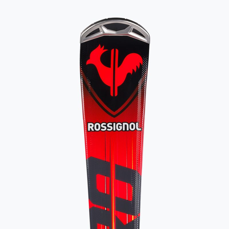 Sci da discesa Rossignol Hero Carve K + attacchi NX12 rosso 8