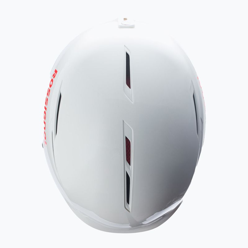 Casco da sci Rossignol Hero Slalom Impacts + Chinguard bianco 8