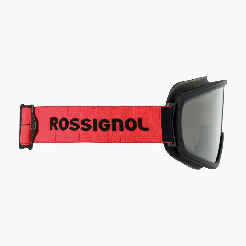 Occhiali da sci Rossignol Hero rosso/nero/trasparente/giallo/argento 4