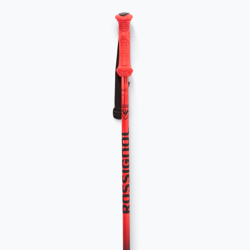 Bastoncini da sci Rossignol Hero per bambini nero/rosso 2