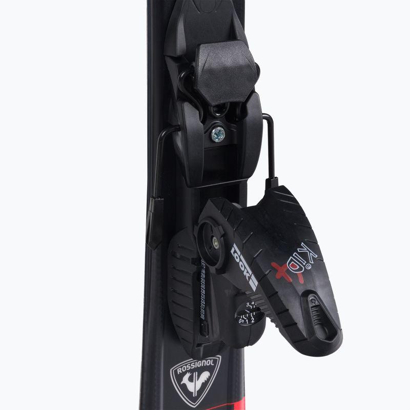 Sci da discesa per bambini Rossignol Hero 100-140 + attacchi KID 4 rosso 7