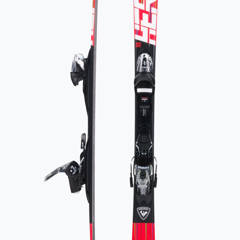 Sci da discesa per bambini Rossignol Hero 130-150 + attacchi XP7 rosso 5