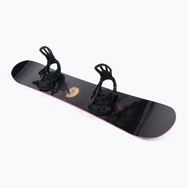 Snowboard Rossignol Evader Wide + attacchi Battle M/L nero/rosso 2