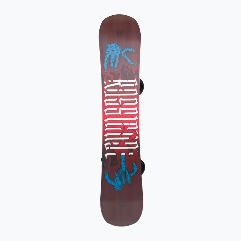 Snowboard Rossignol Evader Wide + attacchi Battle M/L nero/rosso 4