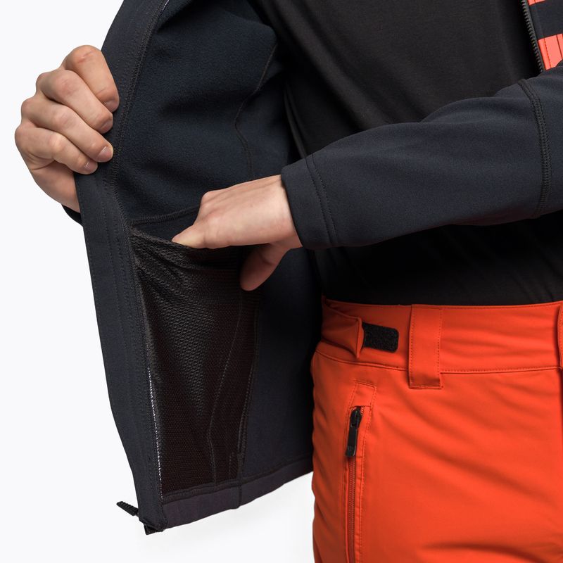 Felpa Rossignol Hero Clim uomo nero/rosso 10