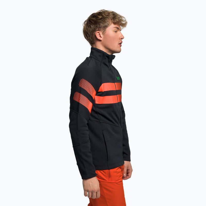 Felpa Rossignol Hero Clim uomo nero/rosso 3