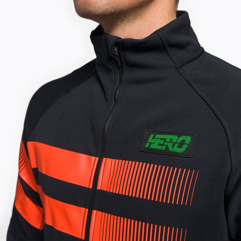 Felpa Rossignol Hero Clim uomo nero/rosso 6