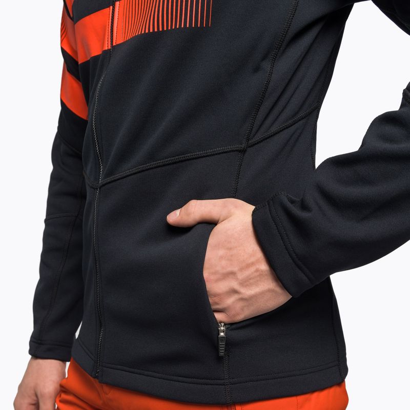 Felpa Rossignol Hero Clim uomo nero/rosso 7