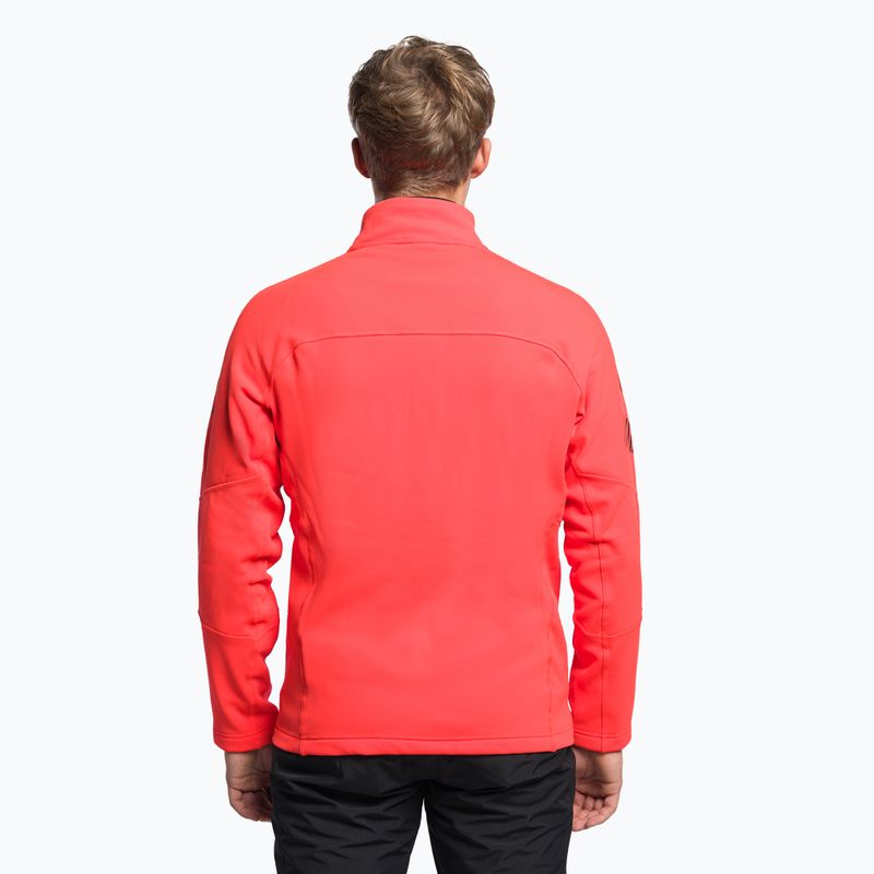Felpa Rossignol Hero Clim uomo rosso/nero 3