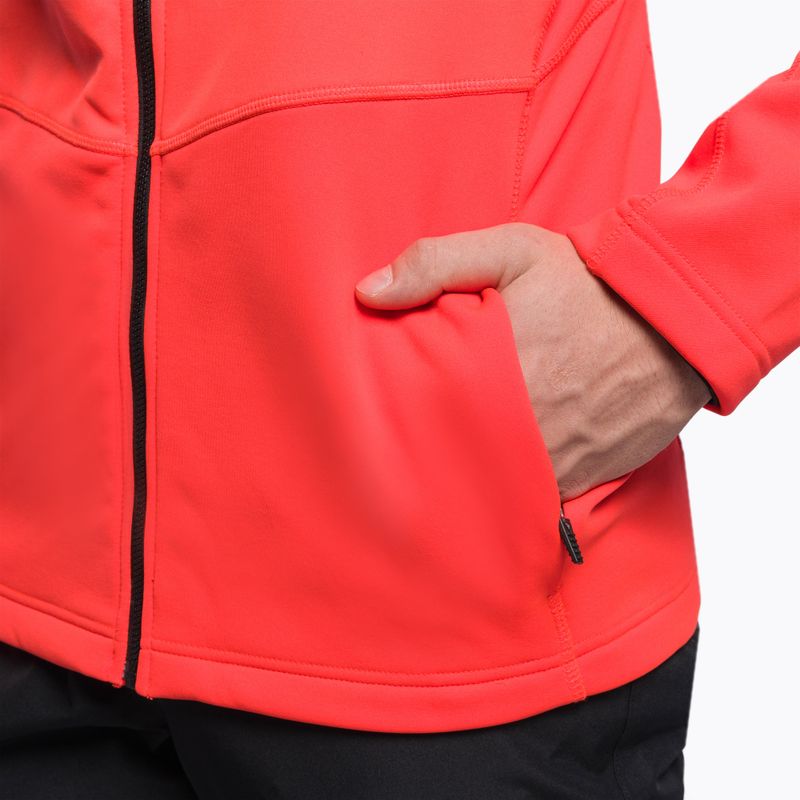 Felpa Rossignol Hero Clim uomo rosso/nero 6