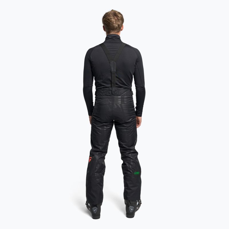 Pantaloni da sci Rossignol Hero da uomo, nero 3