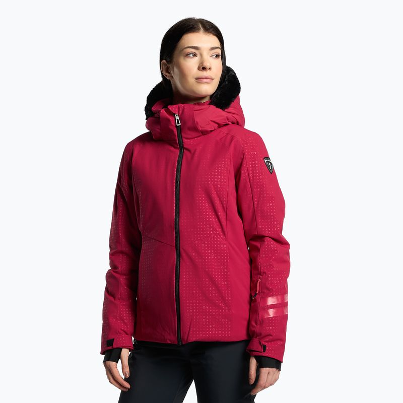 Giacca da sci donna Rossignol Controle rosso