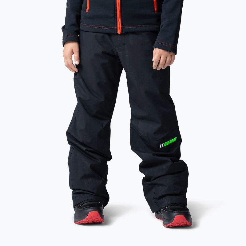 Pantaloni da sci Rossignol Hero da bambino, nero