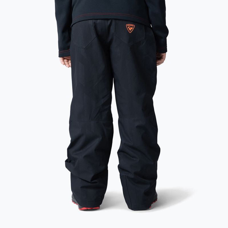Pantaloni da sci Rossignol Hero da bambino, nero 2
