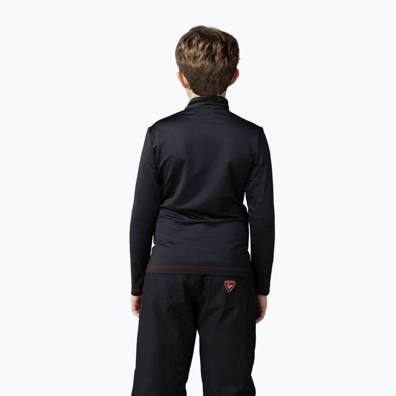 Felpa da bambino Rossignol Hero Warm Stretch nero 2