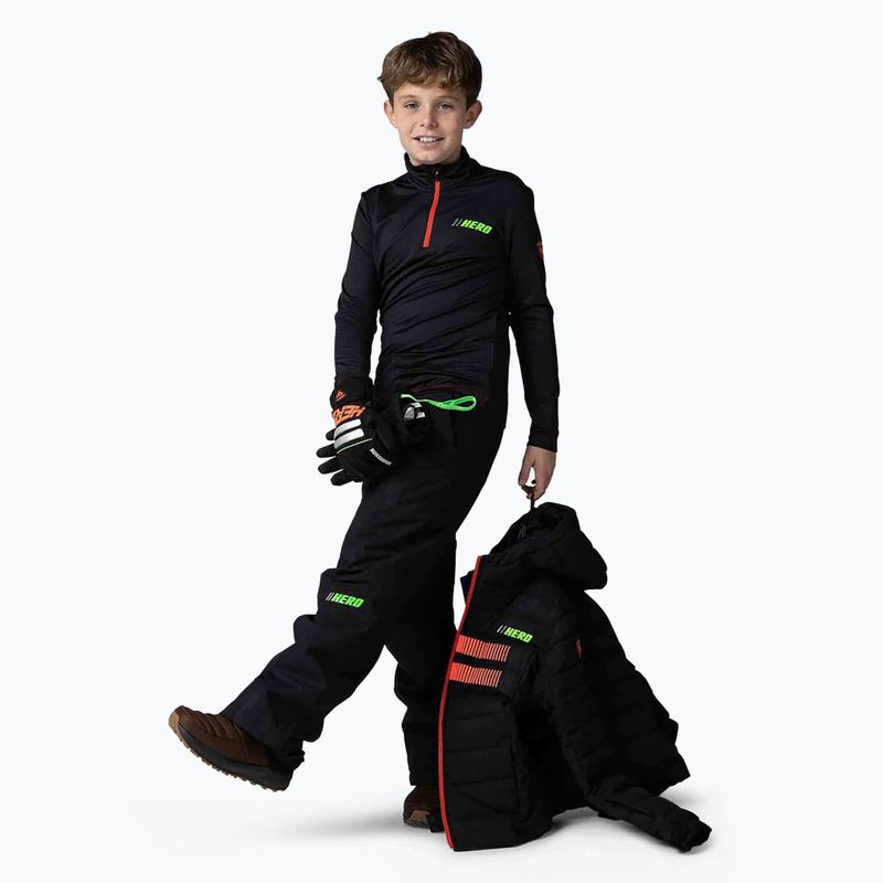 Felpa da bambino Rossignol Hero Warm Stretch nero 4