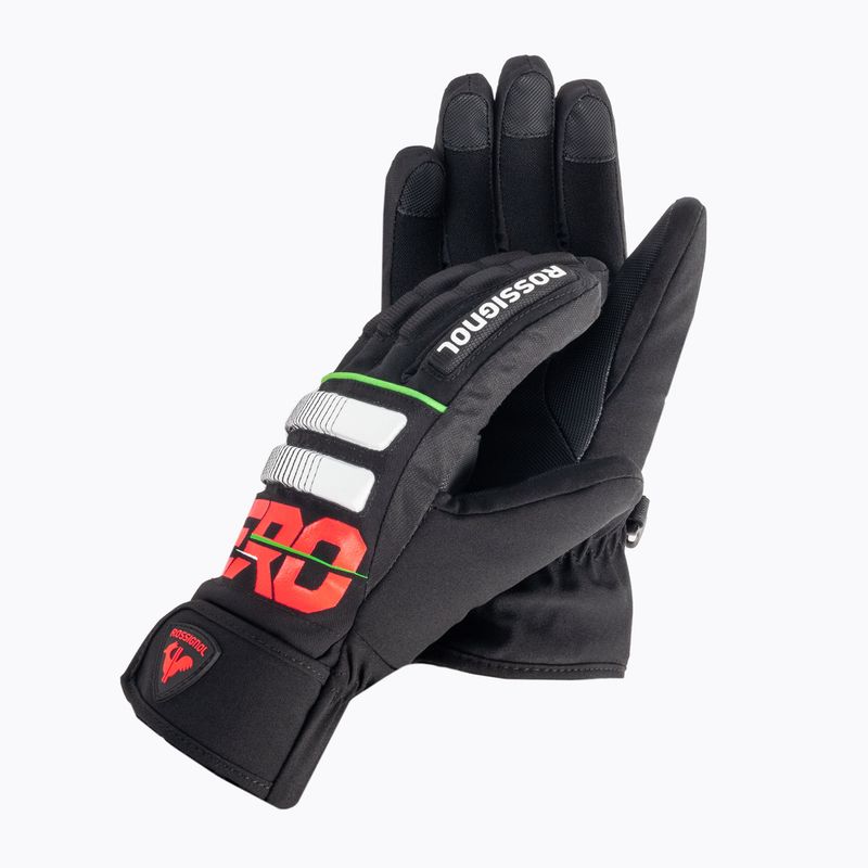 Guanto da sci Rossignol Hero Impr G per bambini nero