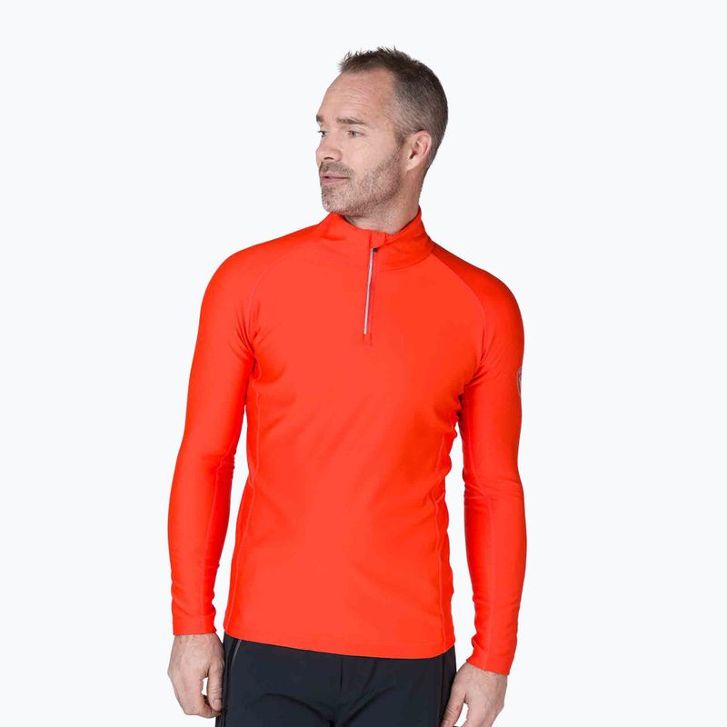 Rossignol Classique 1/2 Zip termica da uomo a maniche lunghe arancione