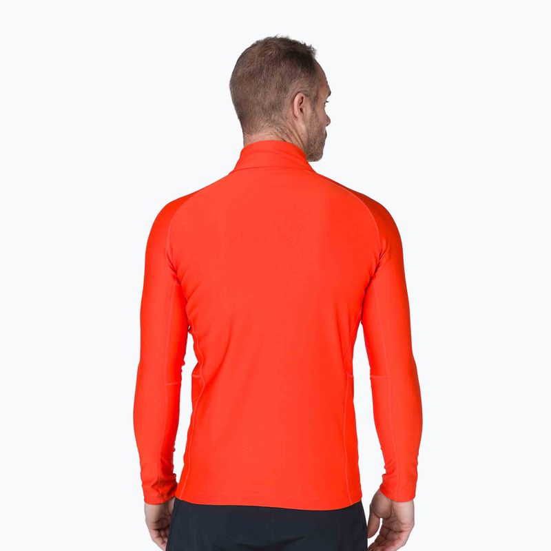 Rossignol Classique 1/2 Zip termica da uomo a maniche lunghe arancione 2