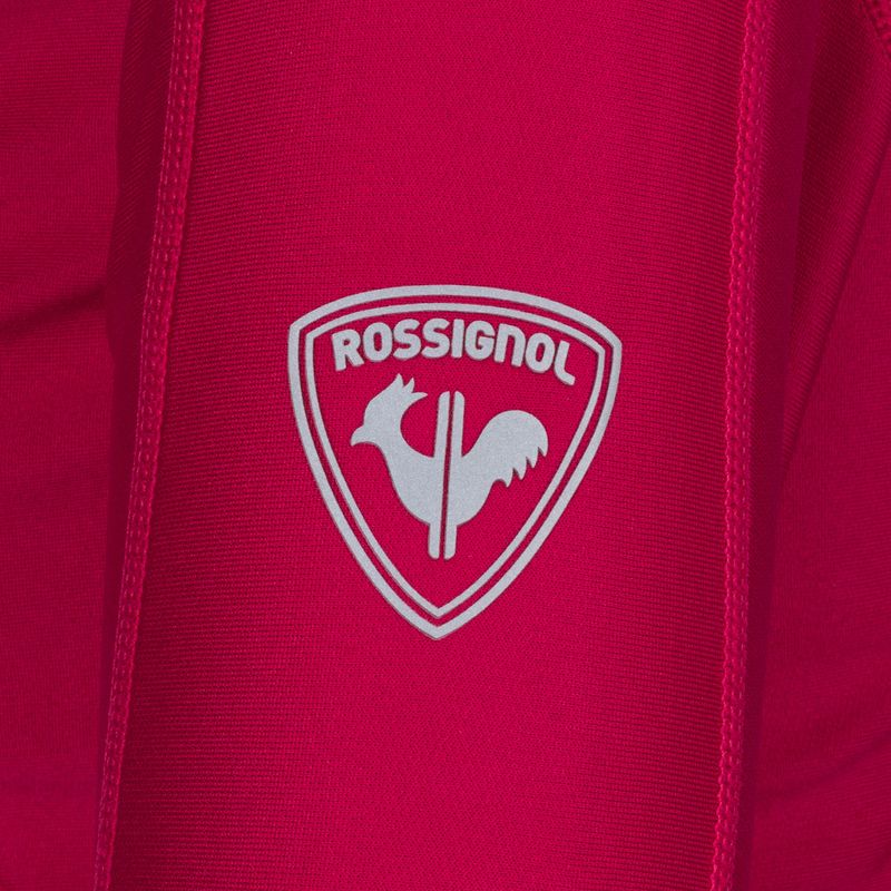 Rossignol Classique 1/2 Zip termica donna a maniche lunghe rosso 6