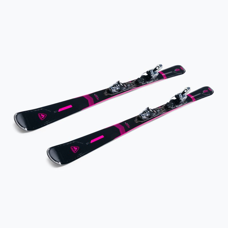 Sci da discesa femminile Rossignol Nova 2S + attacchi Xpress W 10 GW nero/rosa 4