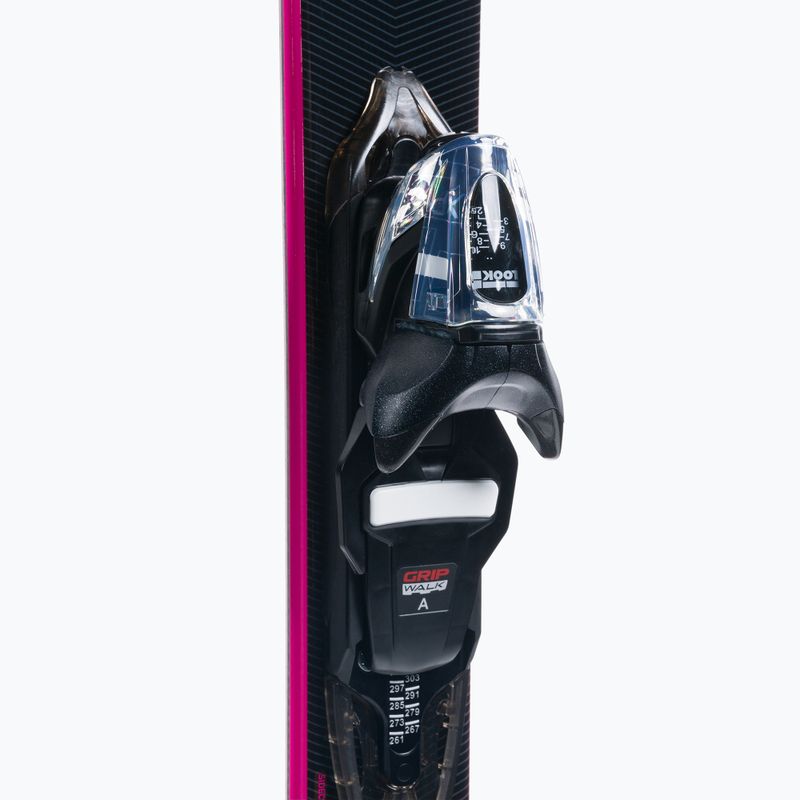 Sci da discesa femminile Rossignol Nova 2S + attacchi Xpress W 10 GW nero/rosa 6