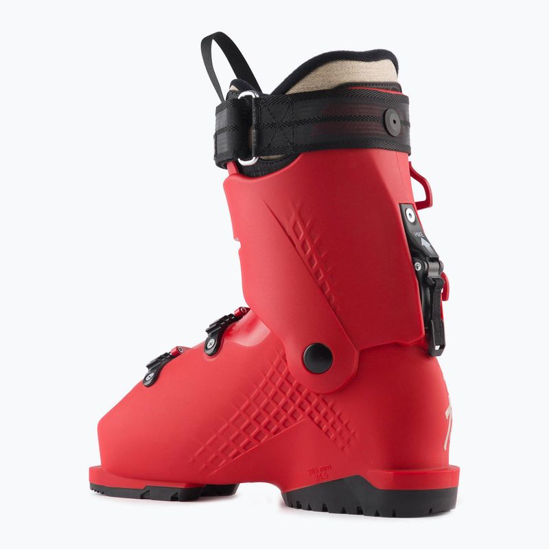 Scarponi da sci Rossignol Alltrack Jr 80 in terra rossa per bambini 7