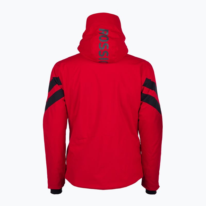 Giacca da sci sportiva Rossignol Controle da uomo, rosso 4