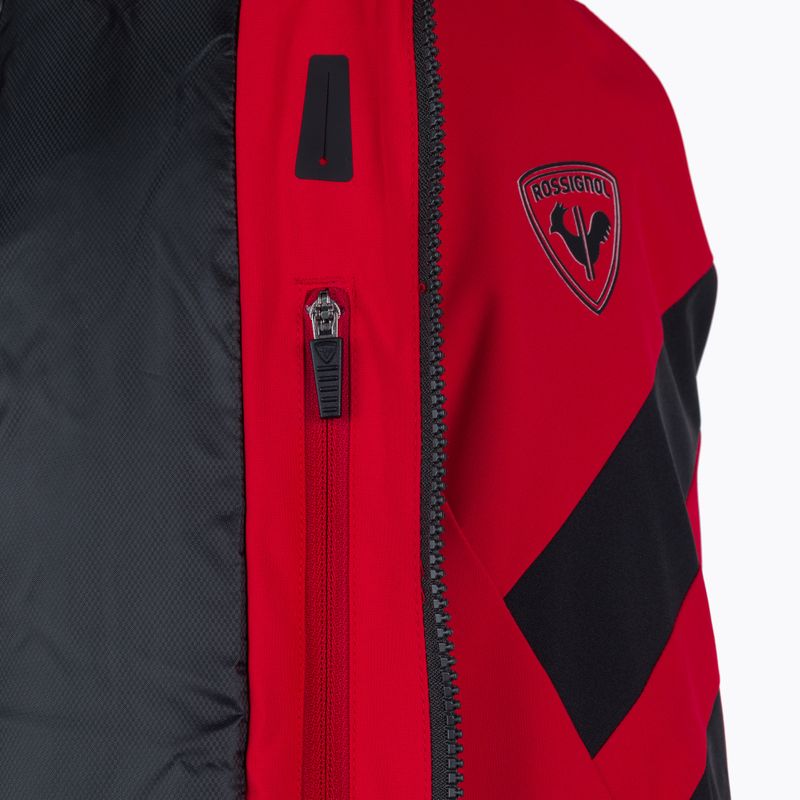 Giacca da sci sportiva Rossignol Controle da uomo, rosso 6