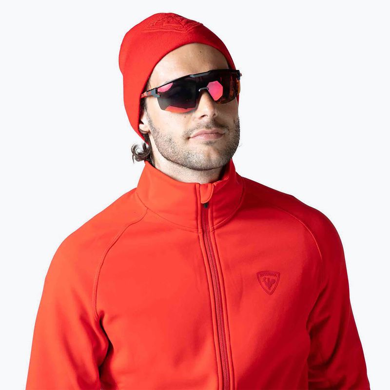 Felpa rossa sportiva Rossignol Classique Clim da uomo 5