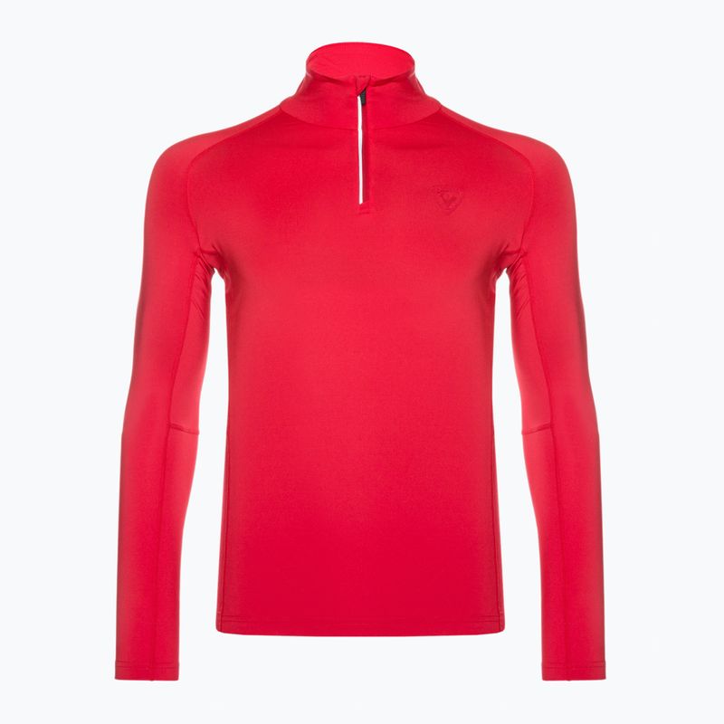 Rossignol Classique 1/2 Zip sport uomo rosso manica lunga termica 6