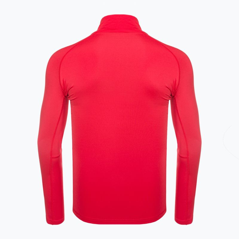 Rossignol Classique 1/2 Zip sport uomo rosso manica lunga termica 7