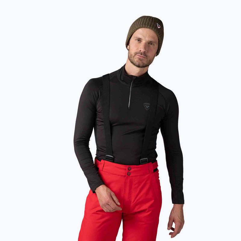 Maglia termica da uomo Rossignol Classique 1/2 Zip black