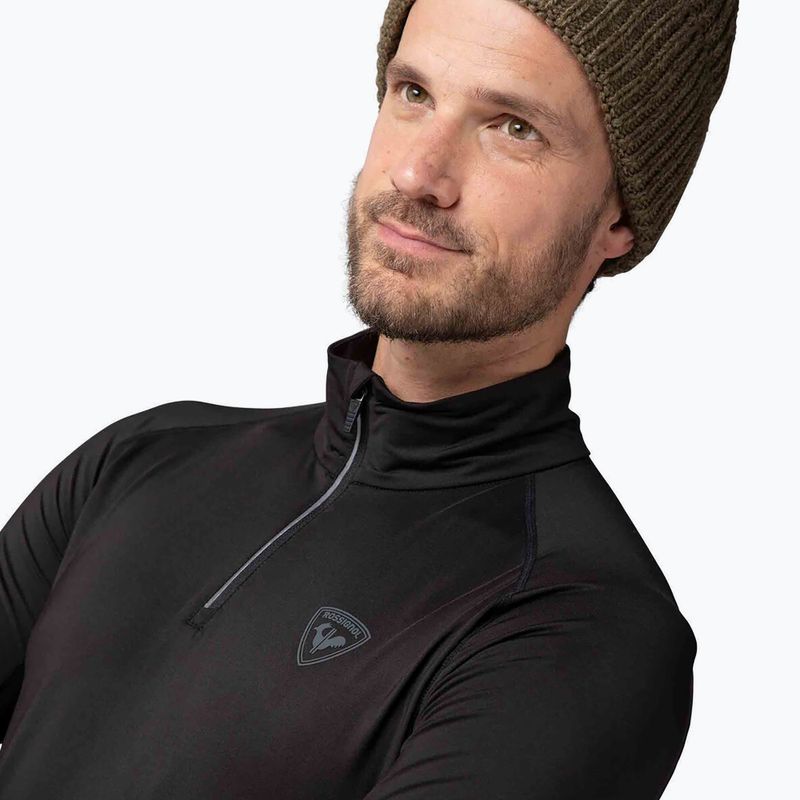 Rossignol Classique 1/2 Zip termica da uomo a maniche lunghe nero 5