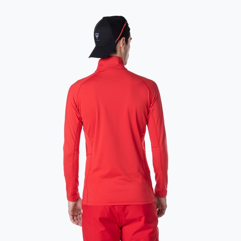 Maglia termica da uomo Rossignol Classique 1/2 Zip sports red 3