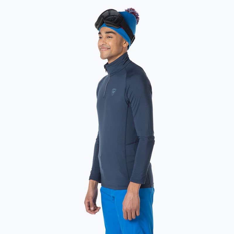 Maglia termica da uomo Rossignol Classique 1/2 Zip dark navy 4