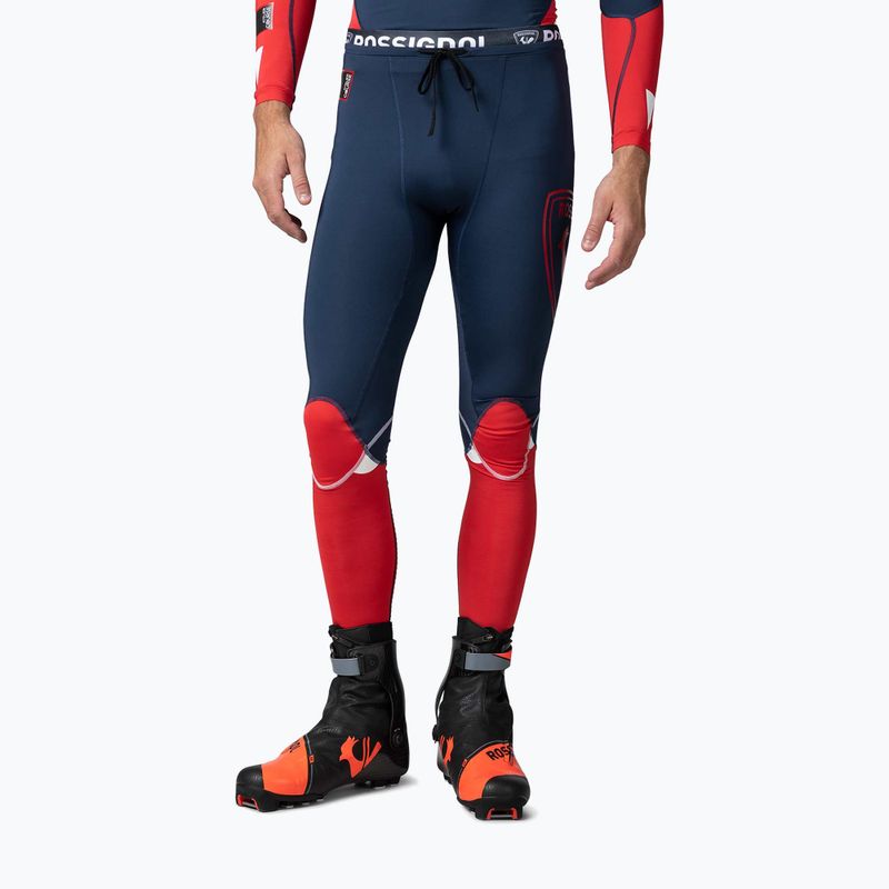 Calzamaglia da gara Rossignol Infini Compression da uomo, navy scuro