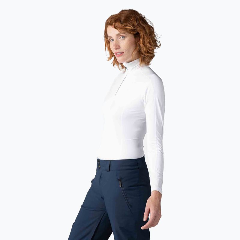 Maglia termica da donna Rossignol Classique 1/2 Zip white 3