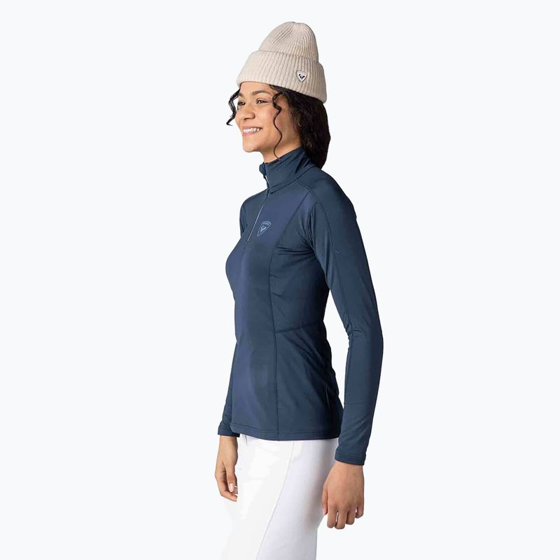 Maglia termica da donna Rossignol Classique 1/2 Zip dark navy 4