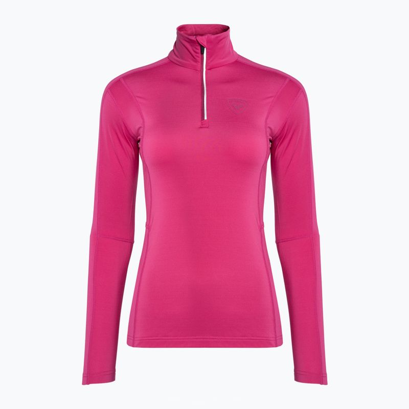 Rossignol Classique 1/2 Zip rosa orchidea manica lunga termica da donna 6